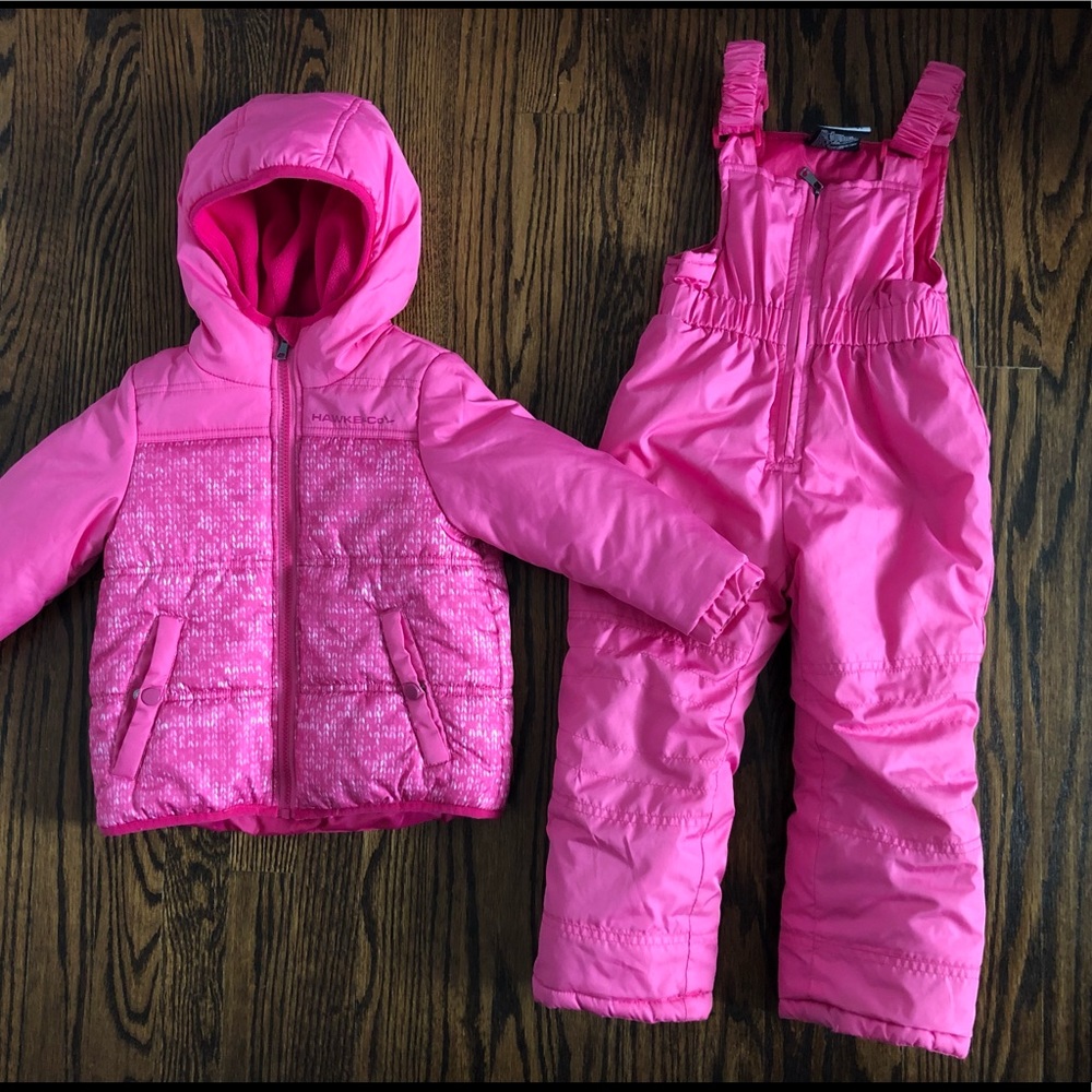 Hawke & Co Fleece Lined Winter Coat & Snow Bib